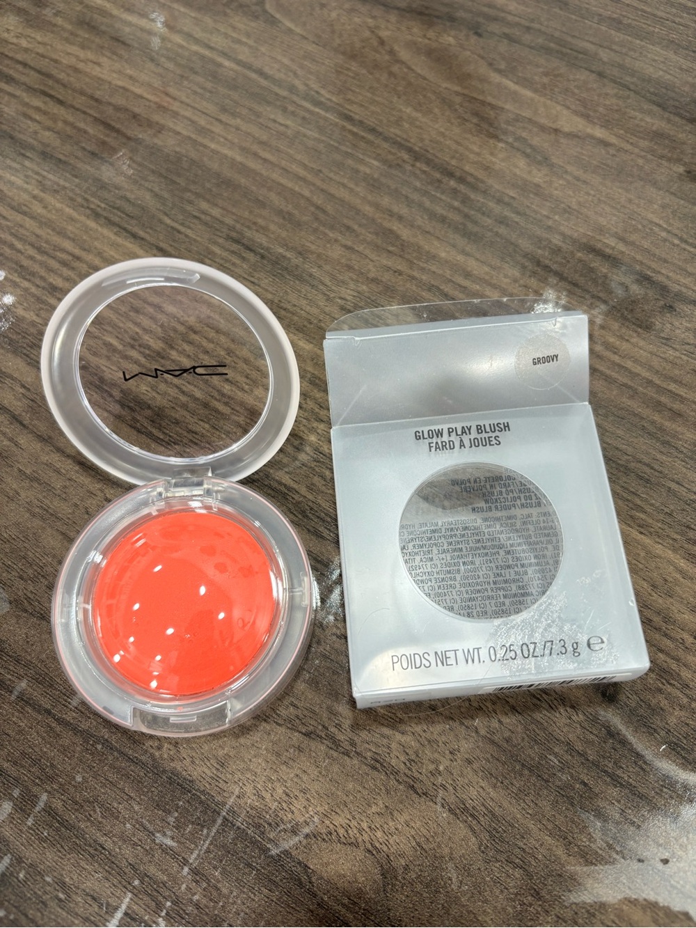 MAC Cosmetics Glow Play Blush in color “Groovy” reg $34. $18. NWT